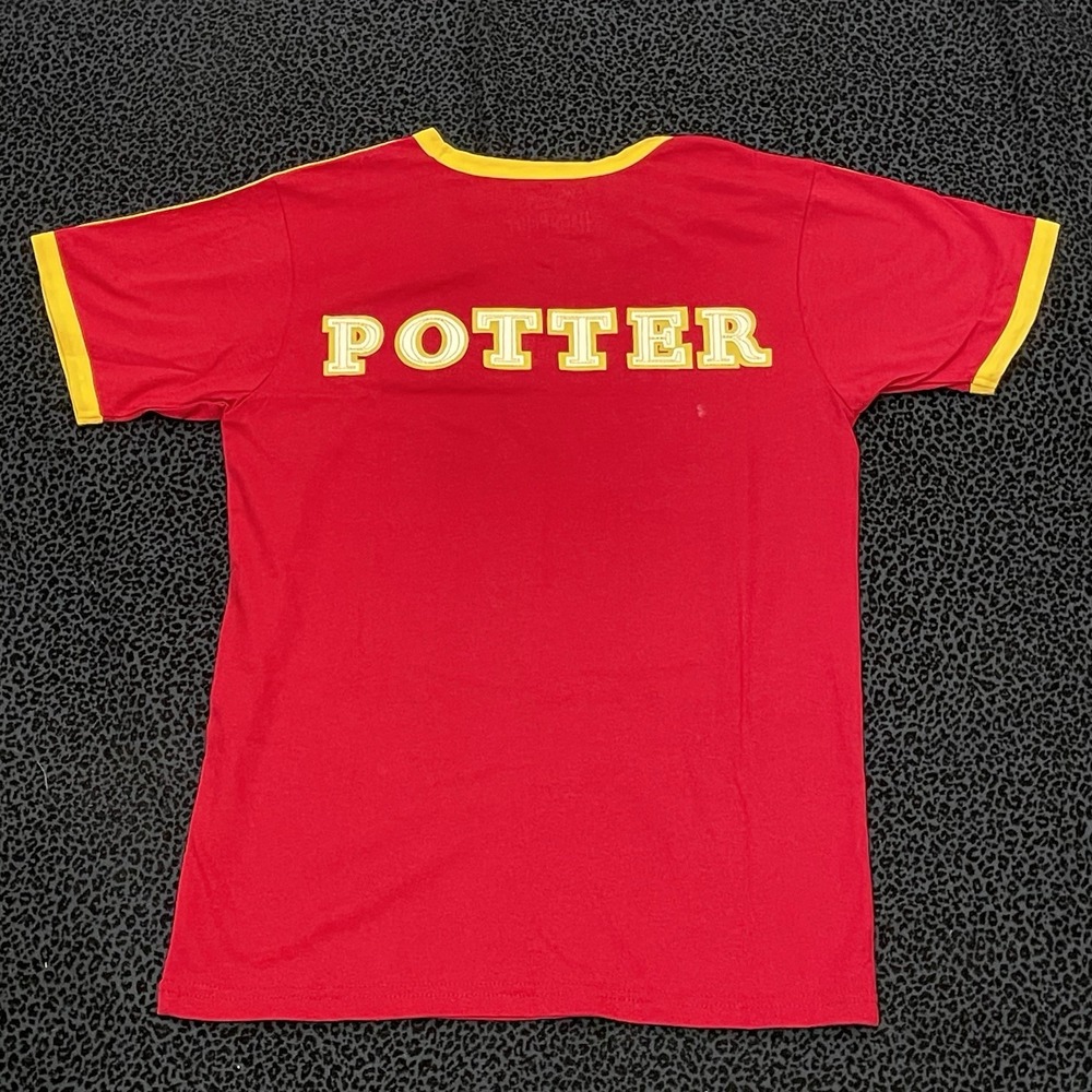 Universal Studios Harry Potter T-Shirt XS Gryffindor Quidditch Ringer Jersey - Picture 2 of 5